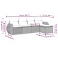 vidaXL 5-tlg. Garten-Sofagarnitur mit Kissen Hellgrau Poly Rattan vidaXL 5-tlg. Garten-Sofagarnitur mit Kissen Hellgrau Poly Rattan