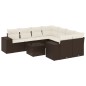 vidaXL 9-tlg. Garten-Sofagarnitur mit Kissen Braun Poly Rattan vidaXL 9-tlg. Garten-Sofagarnitur mit Kissen Braun Poly Rattan