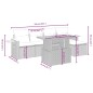 vidaXL 6-tlg. Garten-Sofagarnitur mit Kissen Beige Poly Rattan vidaXL 6-tlg. Garten-Sofagarnitur mit Kissen Beige Poly Rattan