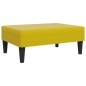 vidaXL Schlafsofa 2-Sitzer mit Kissen und Fußhocker Gelb Samt vidaXL Schlafsofa 2-Sitzer mit Kissen und Fußhocker Gelb Samt