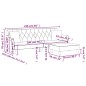 vidaXL Schlafsofa 2-Sitzer mit Kissen und Fußhocker Gelb Samt vidaXL Schlafsofa 2-Sitzer mit Kissen und Fußhocker Gelb Samt