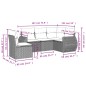 vidaXL 5-tlg. Garten-Sofagarnitur mit Kissen Braun Poly Rattan vidaXL 5-tlg. Garten-Sofagarnitur mit Kissen Braun Poly Rattan