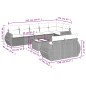 vidaXL 9-tlg. Garten-Sofagarnitur mit Kissen Braun Poly Rattan vidaXL 9-tlg. Garten-Sofagarnitur mit Kissen Braun Poly Rattan