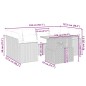 vidaXL 7-tlg. Garten-Sofagarnitur mit Kissen Beige Poly Rattan vidaXL 7-tlg. Garten-Sofagarnitur mit Kissen Beige Poly Rattan