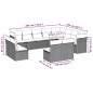 vidaXL 12-tlg. Garten-Sofagarnitur mit Kissen Hellgrau Poly Rattan vidaXL 12-tlg. Garten-Sofagarnitur mit Kissen Hellgrau Poly Rattan