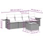 vidaXL 5-tlg. Garten-Sofagarnitur mit Kissen Braun Poly Rattan vidaXL 5-tlg. Garten-Sofagarnitur mit Kissen Braun Poly Rattan