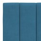 vidaXL Bettgestell mit LED-Leuchten Blau 120x200 cm Samt vidaXL Bettgestell mit LED-Leuchten Blau 120x200 cm Samt