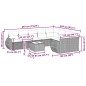 vidaXL 10-tlg. Garten-Sofagarnitur mit Kissen Hellgrau Poly Rattan vidaXL 10-tlg. Garten-Sofagarnitur mit Kissen Hellgrau Poly Rattan