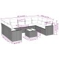 vidaXL 10-tlg. Garten-Sofagarnitur mit Kissen Hellgrau Poly Rattan vidaXL 10-tlg. Garten-Sofagarnitur mit Kissen Hellgrau Poly Rattan