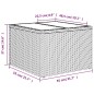 vidaXL 7-tlg. Garten-Sofagarnitur mit Kissen Hellgrau Poly Rattan vidaXL 7-tlg. Garten-Sofagarnitur mit Kissen Hellgrau Poly Rattan