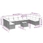 vidaXL 11-tlg. Garten-Sofagarnitur mit Kissen Braun Poly Rattan vidaXL 11-tlg. Garten-Sofagarnitur mit Kissen Braun Poly Rattan