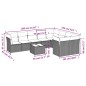 vidaXL 10-tlg. Garten-Sofagarnitur mit Kissen Braun Poly Rattan vidaXL 10-tlg. Garten-Sofagarnitur mit Kissen Braun Poly Rattan