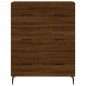 Highboard Braun Eichen-Optik 69,5x34x180 cm Holzwerkstoff Highboard Braun Eichen-Optik 69,5x34x180 cm Holzwerkstoff