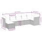 vidaXL 7-tlg. Garten-Sofagarnitur mit Kissen Hellgrau Poly Rattan vidaXL 7-tlg. Garten-Sofagarnitur mit Kissen Hellgrau Poly Rattan