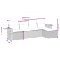 vidaXL 5-tlg. Garten-Sofagarnitur mit Kissen Hellgrau Poly Rattan vidaXL 5-tlg. Garten-Sofagarnitur mit Kissen Hellgrau Poly Rattan