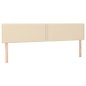 vidaXL Boxspringbett mit Matratze Creme 120x190 cm Stoff vidaXL Boxspringbett mit Matratze Creme 120x190 cm Stoff