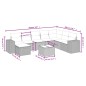 vidaXL 9-tlg. Garten-Sofagarnitur mit Kissen Braun Poly Rattan vidaXL 9-tlg. Garten-Sofagarnitur mit Kissen Braun Poly Rattan