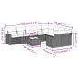 vidaXL 10-tlg. Garten-Sofagarnitur mit Kissen Hellgrau Poly Rattan vidaXL 10-tlg. Garten-Sofagarnitur mit Kissen Hellgrau Poly Rattan