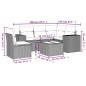 vidaXL 6-tlg. Garten-Sofagarnitur mit Kissen Hellgrau Poly Rattan vidaXL 6-tlg. Garten-Sofagarnitur mit Kissen Hellgrau Poly Rattan