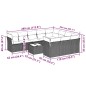 vidaXL 11-tlg. Garten-Sofagarnitur mit Kissen Hellgrau Poly Rattan vidaXL 11-tlg. Garten-Sofagarnitur mit Kissen Hellgrau Poly Rattan