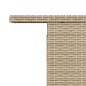 vidaXL Gartentisch mit Glasplatte Beige 100x55x73 cm Poly Rattan vidaXL Gartentisch mit Glasplatte Beige 100x55x73 cm Poly Rattan