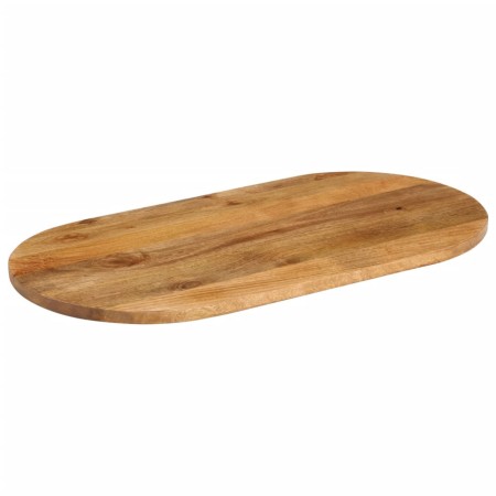 vidaXL Tischplatte 120x60x3,8 cm Oval Massivholz Mango