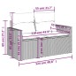 vidaXL 8-tlg. Garten-Sofagarnitur mit Kissen Hellgrau Poly Rattan vidaXL 8-tlg. Garten-Sofagarnitur mit Kissen Hellgrau Poly Rattan