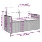 vidaXL 3-tlg. Garten-Sofagarnitur mit Kissen Hellgrau Poly Rattan vidaXL 3-tlg. Garten-Sofagarnitur mit Kissen Hellgrau Poly Rattan