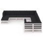 vidaXL 10-tlg. Garten-Lounge-Set mit Kissen Weiß Massivholz Kiefer vidaXL 10-tlg. Garten-Lounge-Set mit Kissen Weiß Massivholz Kiefer