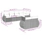 vidaXL 7-tlg. Garten-Sofagarnitur mit Kissen Braun Poly Rattan vidaXL 7-tlg. Garten-Sofagarnitur mit Kissen Braun Poly Rattan
