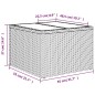 vidaXL 7-tlg. Garten-Sofagarnitur mit Kissen Hellgrau Poly Rattan vidaXL 7-tlg. Garten-Sofagarnitur mit Kissen Hellgrau Poly Rattan
