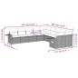 vidaXL 10-tlg. Garten-Sofagarnitur mit Kissen Hellgrau Poly Rattan vidaXL 10-tlg. Garten-Sofagarnitur mit Kissen Hellgrau Poly Rattan