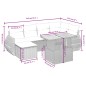 vidaXL 7-tlg. Garten-Sofagarnitur mit Kissen Beige Poly Rattan vidaXL 7-tlg. Garten-Sofagarnitur mit Kissen Beige Poly Rattan