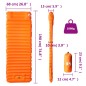 vidaXL Selbstaufblasende Isomatte mit Kissen Orange vidaXL Selbstaufblasende Isomatte mit Kissen Orange