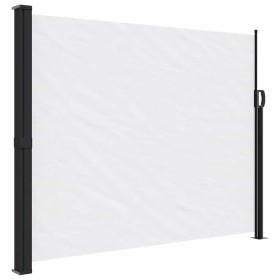 vidaXL Seitenmarkise Ausziehbar Weiß 170x300 cm