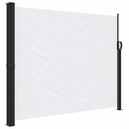 vidaXL Seitenmarkise Ausziehbar Weiß 170x300 cm