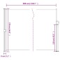 vidaXL Seitenmarkise Ausziehbar Weiß 170x300 cm vidaXL Seitenmarkise Ausziehbar Weiß 170x300 cm