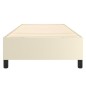 vidaXL Bettgestell Creme 90x200 cm Kunstleder vidaXL Bettgestell Creme 90x200 cm Kunstleder