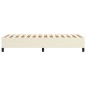 vidaXL Bettgestell Creme 90x200 cm Kunstleder vidaXL Bettgestell Creme 90x200 cm Kunstleder