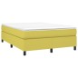 vidaXL Bettgestell ohne Matratze Grün 140x190 cm Stoff vidaXL Bettgestell ohne Matratze Grün 140x190 cm Stoff