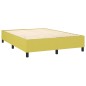 vidaXL Bettgestell ohne Matratze Grün 140x190 cm Stoff vidaXL Bettgestell ohne Matratze Grün 140x190 cm Stoff