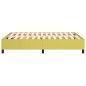 vidaXL Bettgestell ohne Matratze Grün 140x190 cm Stoff vidaXL Bettgestell ohne Matratze Grün 140x190 cm Stoff