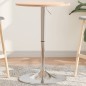 vidaXL Bartisch Ø50x89,5 cm Massivholz Buche vidaXL Bartisch Ø50x89,5 cm Massivholz Buche