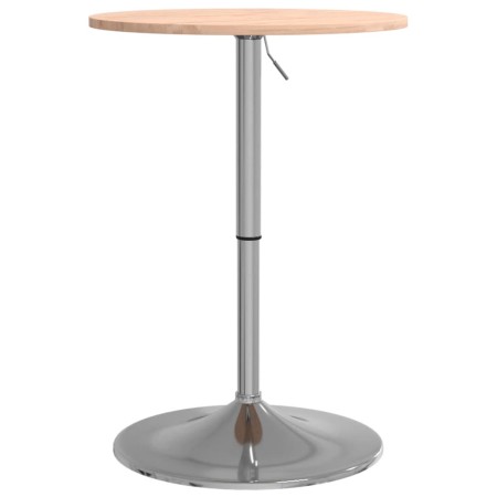 vidaXL Bartisch Ø50x89,5 cm Massivholz Buche