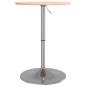 vidaXL Bartisch Ø50x89,5 cm Massivholz Buche vidaXL Bartisch Ø50x89,5 cm Massivholz Buche