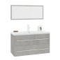 vidaXL 3-tlg. Badmöbel-Set Betongrau vidaXL 3-tlg. Badmöbel-Set Betongrau