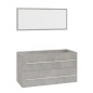 vidaXL 3-tlg. Badmöbel-Set Betongrau vidaXL 3-tlg. Badmöbel-Set Betongrau
