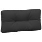 vidaXL Palettenkissen 7-tlg. Schwarz Stoff vidaXL Palettenkissen 7-tlg. Schwarz Stoff