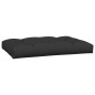 vidaXL Palettenkissen 7-tlg. Schwarz Stoff vidaXL Palettenkissen 7-tlg. Schwarz Stoff