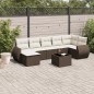 vidaXL 8-tlg. Garten-Sofagarnitur mit Kissen Braun Poly Rattan vidaXL 8-tlg. Garten-Sofagarnitur mit Kissen Braun Poly Rattan